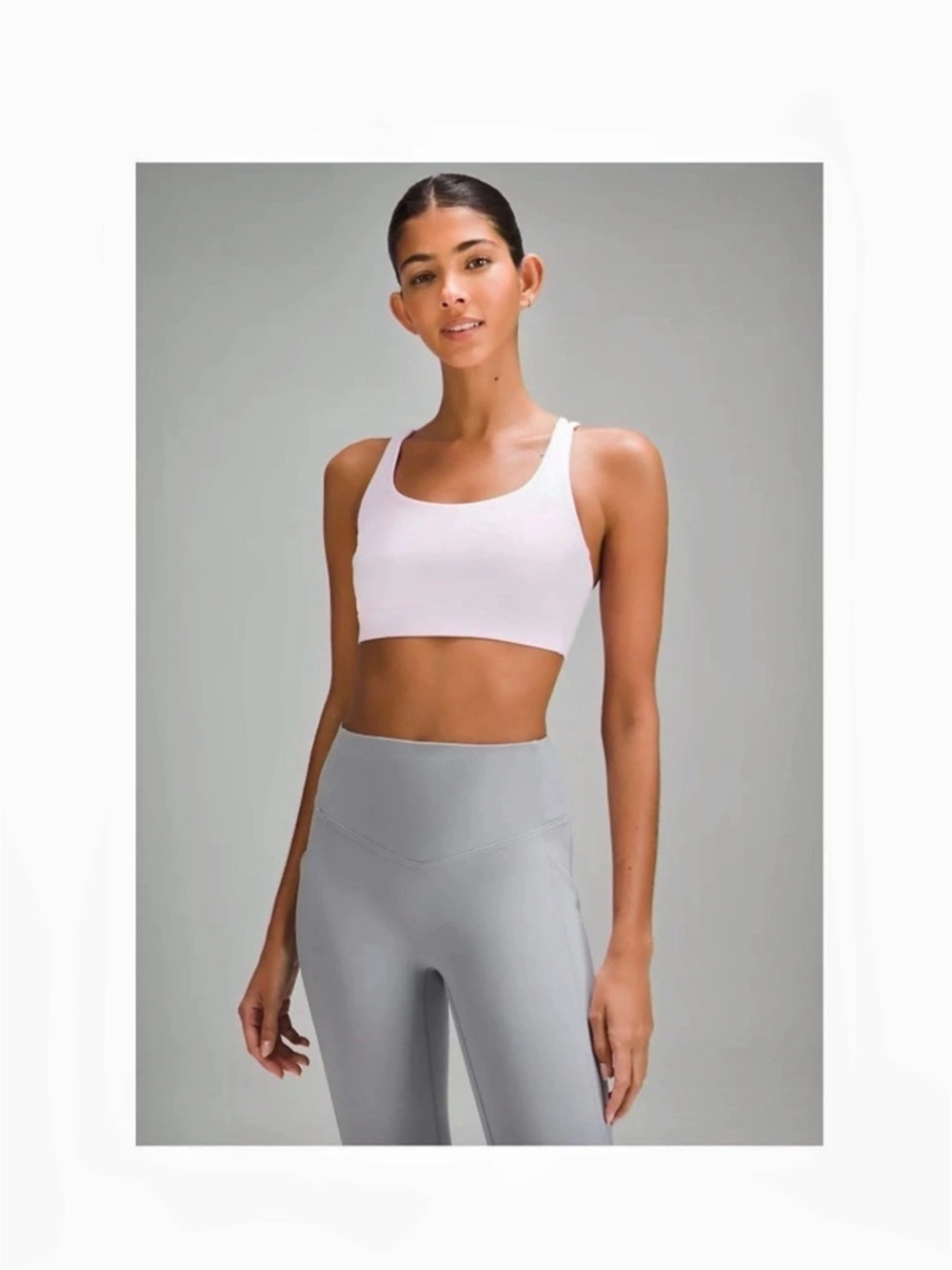 lululemon Energy Bra - Meadowsweet Pink - Size 8